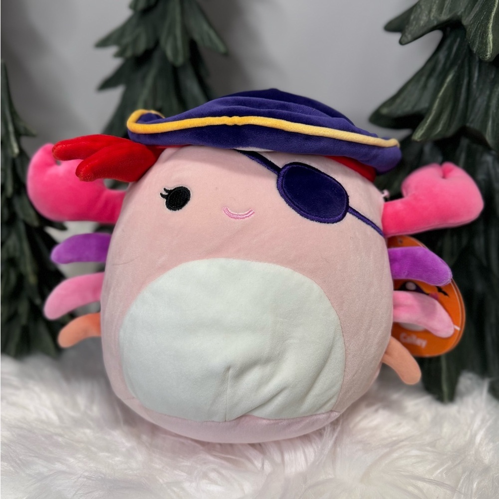 Halloween Cailey, The Crab Pirate, Squishmallow, NWT, 10in - Picture 5 of 5